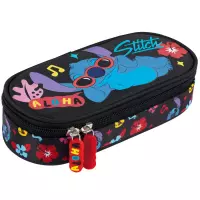 2. St.Majewski Piórnik Tuba Saszetka Usztywniona Stitch Black Aloha 679834