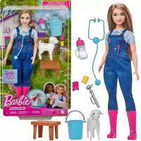 1. Mattel Barbie Lalka Weterynarka Na Farmie HRG42 