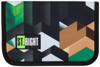 1. St.Right Piórnik Dwuklapkowy bez Wyposażenia PC-03 Zielone Klocki 3D 626302