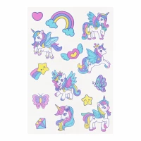 1. Sticker Boo Tatuaż Zmywalny Dla Dzieci Unicorrn 540444