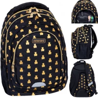 1. AstraBag Plecak Szkolny AB330 Golden Teddy 502024089