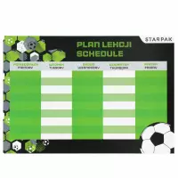 2. Starpak Plan Lekcji z Tabliczką Mnożenia A5 Football 2 560053