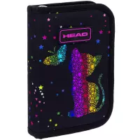 5. Head Piórnik AC1 Pojedynczy Dwuklapkowy bez Wyposażenia Golden Effect Rainbow Kitty 503025037
