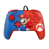 1. PDP SWITCH Pad Przewodowy FACEOFF Delux+ Audio MARIO
