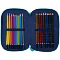 4. AstraBag Piórnik AC21 Dwukomorowy z Wyposażeniem Baby Bunny 503025009