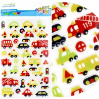 1. Craft With Fun Samoprzylepna Filcowa Ozdoba Dekoracyjna Pojazdy 521615