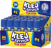 2. Astra Klej W Sztyfcie 8g 24 sztuki 401110002 Display