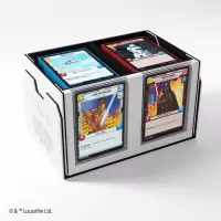 21. Gamegenic: Star Wars Unlimited - Double Deck Pod - Pudełko na Karty - White/Black