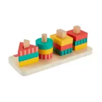 3. Fisher Price Wood Drewniany sorter Kształtów HXV05