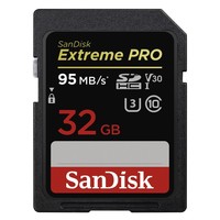 3. SanDisk Secure Digital (SDHC) 32 GB Extreme Pro 95MB/s V30 C10 UHS-I U3