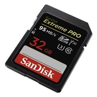 1. SanDisk Secure Digital (SDHC) 32 GB Extreme Pro 95MB/s V30 C10 UHS-I U3