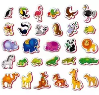 2. Foam Magnets: Zoo