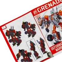 4. Mega Creative Klocki Konstrukcyjne Robot 35ele. Czerwony 393577