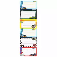 1. Starpak Naklejki Na Zeszyt Hot Wheels 1 Listek 6szt. 559535