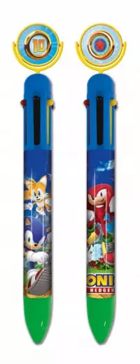 2. Długopis Wielokolorowy Sonic the Hedgehog - 6 kolorów
