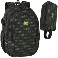 1. CoolPack Factor Plecak Szkolny Młodzieżowy Limeh F002906 + F060906