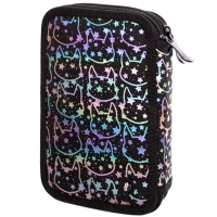 3. Hash Piórnik AC2 Dwukomorowy bez Wyposażenia Holo Neon Kitty 503022035