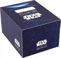 3. Gamegenic: Star Wars Unlimited Card Game - Twin Suns Soft Crate - Card Back Blue
