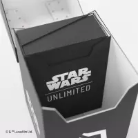 4. Gamegenic: Star Wars Unlimited - Soft Crate - Pudełko na Karty - Black/White