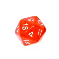 7. Komplet kości REBEL RPG - Mini Kryształowe - Czerwone