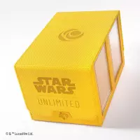 3. Gamegenic: Star Wars Unlimited - Double Deck Pod - Premium Pudełko na Karty - Yellow