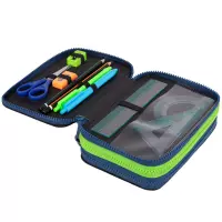 3. CoolPack Jumper 3 Piórnik Trzykomorowy Z Wyposażeniem Monster Team F067824