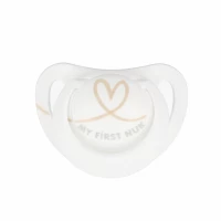 2. Nuk Smoczek Uspokajający Silikonowy 0-6m Star Różowy 2szt 549044