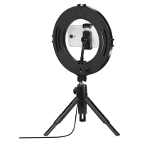 21. Hama Lampa Pierścieniowa z Mini Statywem Spotlight Smart 80