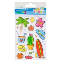 1. Craft With Fun Ozdoba Dekoracyjna Naklejki 3D Wakacje 428868