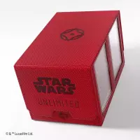 4. Gamegenic: Star Wars Unlimited - Double Deck Pod - Pudełko na Karty - Red