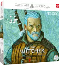 1. Good Loot Game Art Chronicles Puzzle: The Witcher Geralt & Vincent van Gogh (1000 elementów)