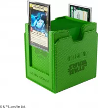 13. Gamegenic: Star Wars Unlimited Card Game - Twin Suns Deck Pod - Pudełko na Karty - Green