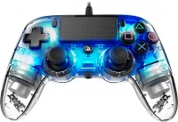 3. Nacon PS4 Compact Controller Niebieski - Świecący