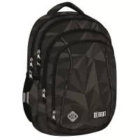 1. St.Right Plecak Szkolny BP-04 Geometric Grey 680823       