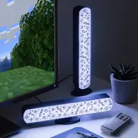 6. Minecraft Zestaw 2 Lampek Wielokolorowych + Pilot