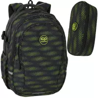 1. CoolPack Factor Plecak Szkolny Młodzieżowy Limeh F002906 + F062906