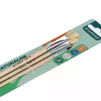 2. Starpak Pędzle Szkolne Naturalne 3 szt 559658