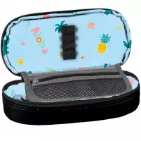 3. BeUniq Piórnik Tuba Usztywniona Stitch Czarny DS25HH-013
