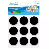 1. Craft With Fun Ozdoba Dekoracyjna Naklejki Magnetyczne Koła 545799