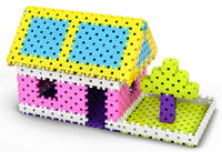 2. Meli Klocki Basic Pink Travel Box 500el. 50022