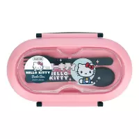 2. Pudełko na Lunch + Sztućce - Hello Kitty 