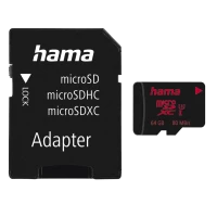 1. Hama Karta Pamięci MSDXC 64GB U3 UHS-I +A/M