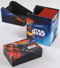 3. Gamegenic: Star Wars Unlimited - Soft Crate - Pudełko na Karty - Rey/Kylo Ren