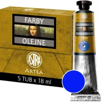 1. Astra Artea Farby Olejne 5 Tub 18ml Błękit Kobaltowy 83410947