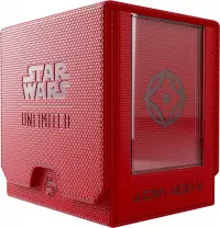 6. Gamegenic: Star Wars Unlimited Card Game - Twin Suns Deck Pod - Pudełko na Karty - Red