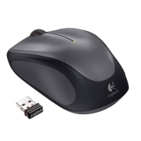 1. Logitech Myszka Bezprzewodowa Wireless Mouse M235 Dark Silver
