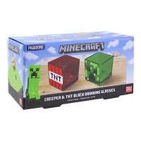 1. Zestaw Szklanek Minecraft Creeper oraz TNT