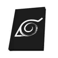 3. Zestaw Prezentowy Naruto Shippuden - Konoha: Szklanka XXL + Przypinka + Notes Kieszkonkowy
