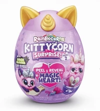 6. Cobi Rainbocorns Puppycorn Jajko Niespodzianka Pluszowy Złoty Kotek ET09279