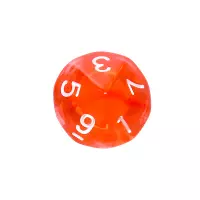3. Komplet kości REBEL RPG - Mini Kryształowe - Czerwone